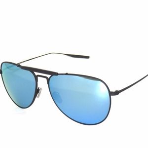 Salt Optics Striker Black Blue Mirror Sunglasses